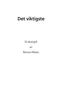 Det viktigste (ebok) av Rannov Nilsen