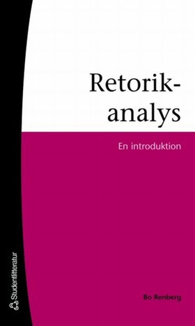 Retorikanalys (e-bok) av Bo Renberg
