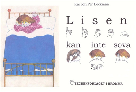 Lisen kan inte sova - Barnbok med tecken för hö