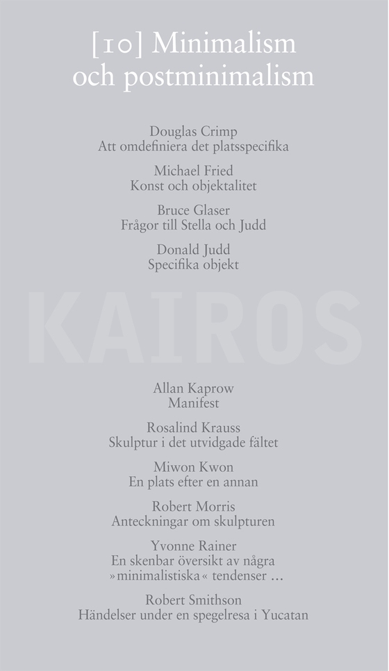 Minimalism och postminimalism