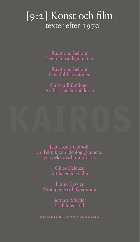 Konst och film. Texter efter 1970