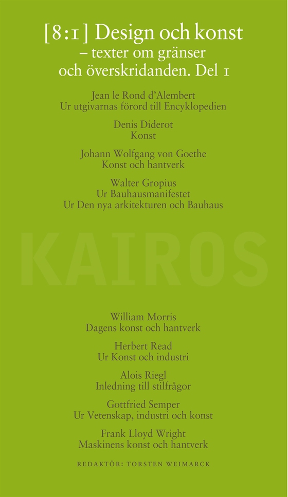 Design och konst. Del 1