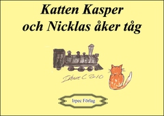 Katten Kasper och Nicklas åker tåg