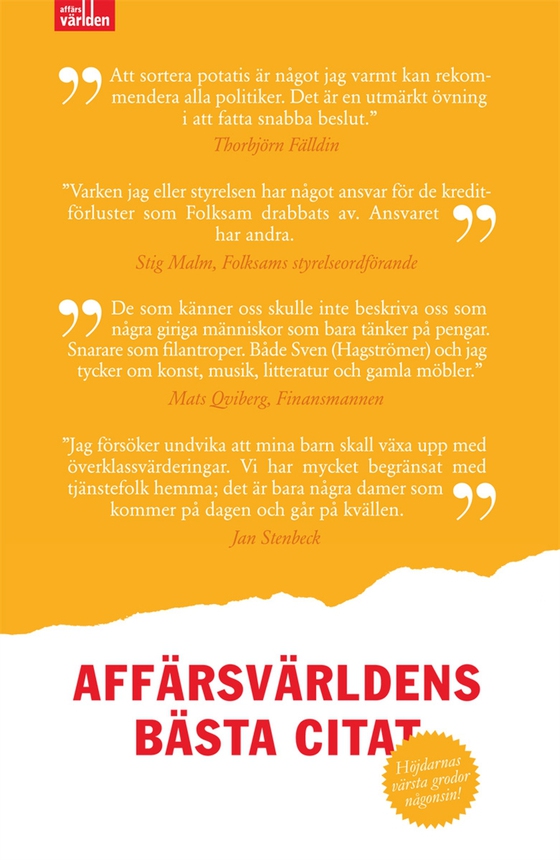 Affärsvärldens bästa citat