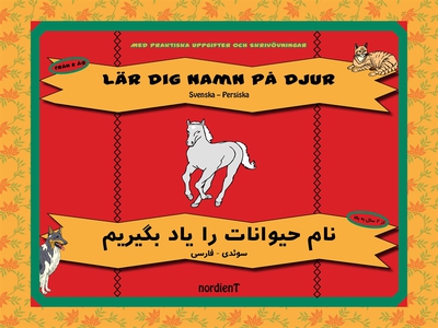 Lär dig namn på djur, svenska-persiska (e-bok)