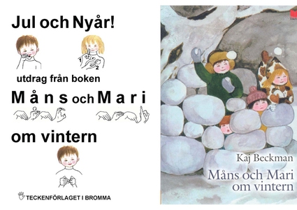 Jul och Nyår - utdrag från boken Måns och Mari