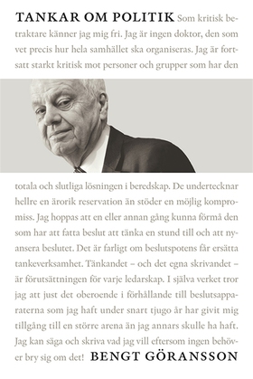 Tankar om politik (e-bok) av Bengt Göransson