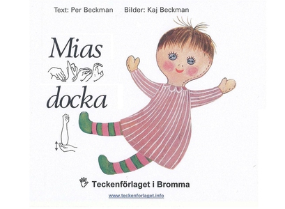 Mias docka - Barnbok med tecken för hörande bar