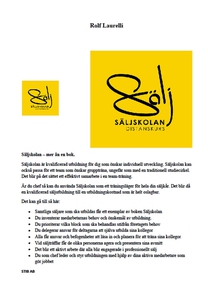 Säljskolan (e-bok) av Rolf Laurelli