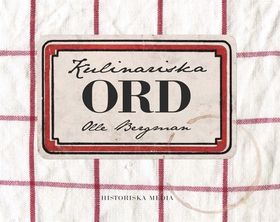 Kulinariska ord (e-bok) av Olle Bergman