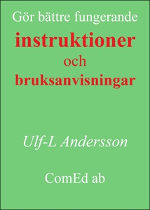 Gör bättre fungerande instruktioner och bruksan