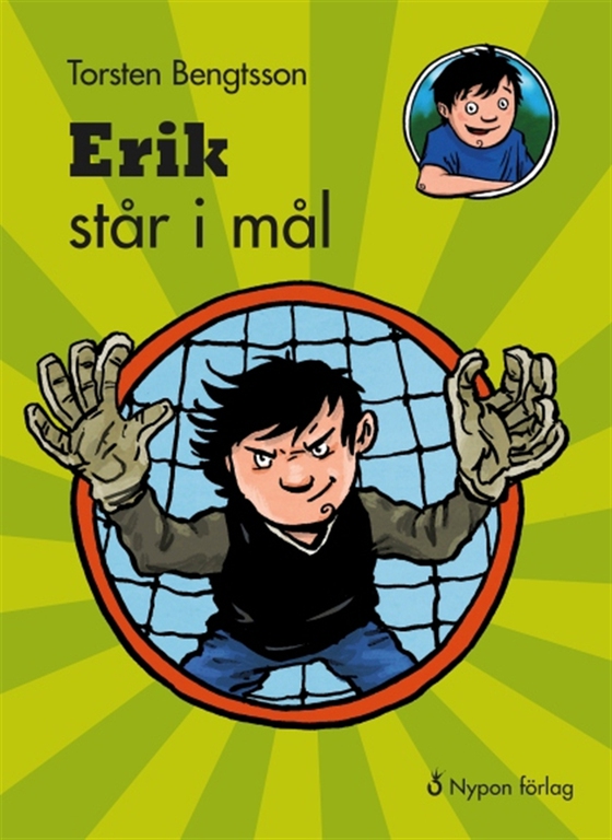 Erik står i mål