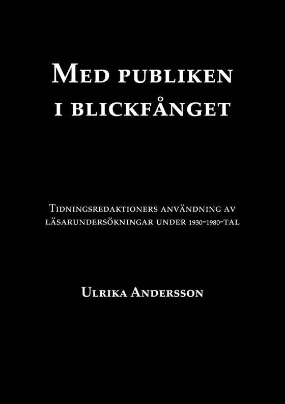 Med publiken i blickfånget