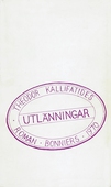 Utlänningar