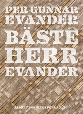 Bäste herr Evander (e-bok) av Per Gunnar Evande