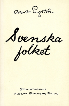 Svenska folket (e-bok) av Albert Engström