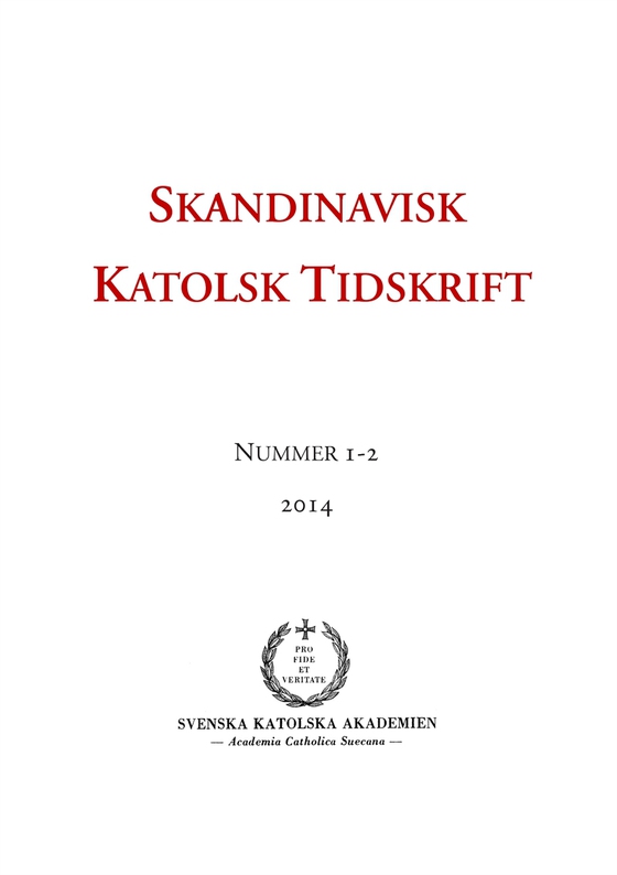 Skandinavisk Katolsk Tidskrift: Nummer 1-2, 2014