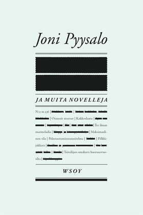 Ja muita novelleja (e-bok) av Joni Pyysalo