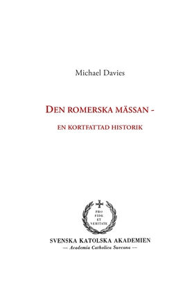 Den romerska mässan: en kortfattad historik (e-