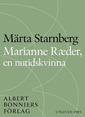 Marianne R&#230;der, en nutidskvinna (e-bok) av