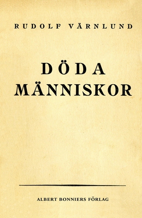 Döda människor : noveller (e-bok) av Rudolf Vär