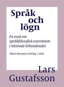 Språk och lögn : En essä om språkfilosofisk ext