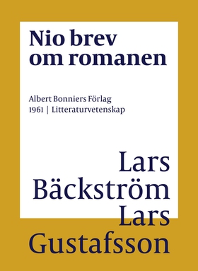 Nio brev om romanen (e-bok) av Lars Gustafsson,
