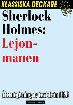 Sherlock Holmes: Lejonmanen (e-bok) av Arthur C