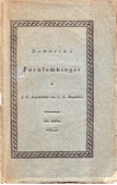 Nordiska fornlemningar III Häftet – Återutgivning  av tidskrift från 1819