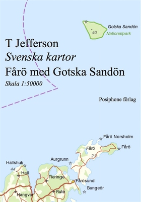 Svenska kartor: Fårö med Gotska Sandön (e-bok) 