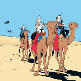 Krabban med guldklorna (ljudbok) av Hergé, Lars