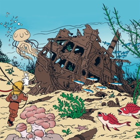 Rackham den Rödes skatt (ljudbok) av Hergé,  He