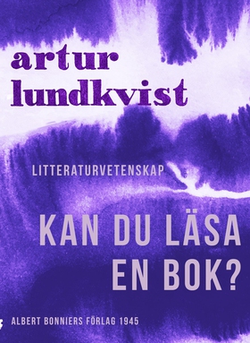 Kan du läsa en bok? (e-bok) av Artur Lundkvist