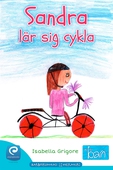 Sandra lär sig cykla