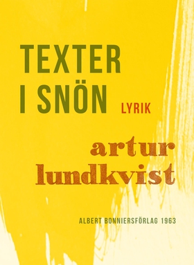 Texter i snön : dikter (e-bok) av Artur Lundkvi