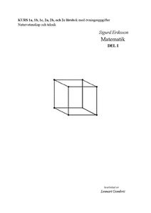 Sigurd Eriksson Matematik del I (e-bok) av Sigu