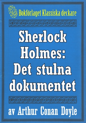 Sherlock Holmes: Äventyret med det stulna dokum