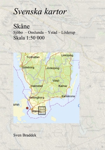 Svenska kartor. Sjöbo – Onslunda – Ystad – Löd