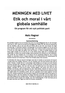 MENINGEN MED LIVET Etik och moral i vårt globa