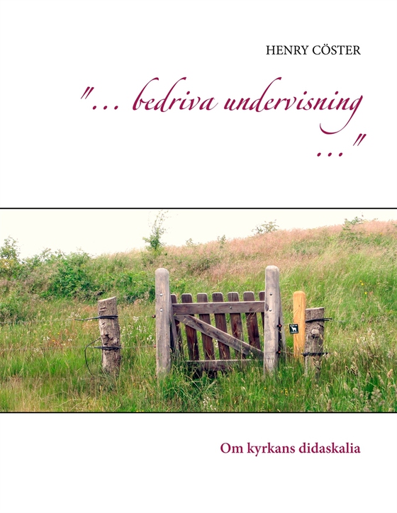 "... bedriva undervisning ...": Om kyrkans didaskalia
