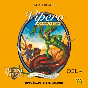 Vipero - ormfursten (ljudbok) av Adam Blade