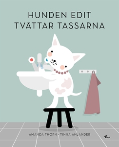 Hunden Edit tvättar tassarna (e-bok) av Amanda