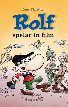 Rolf spelar in film (ljudbok) av Rune Fleischer