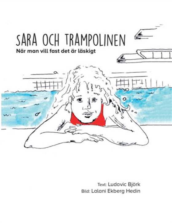 Sara och trampolinen - när man vill fast det är läskigt