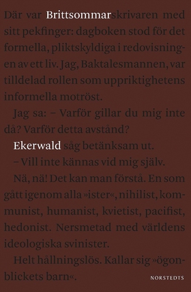 Brittsommar (e-bok) av Carl-Göran Ekerwald