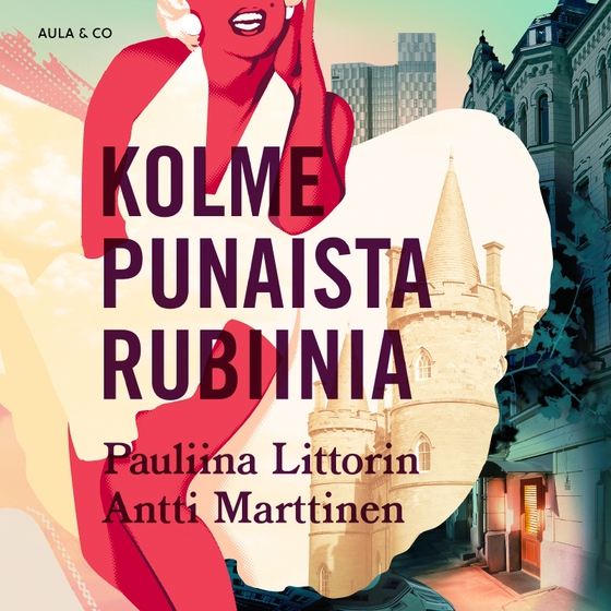 Kolme punaista rubiinia