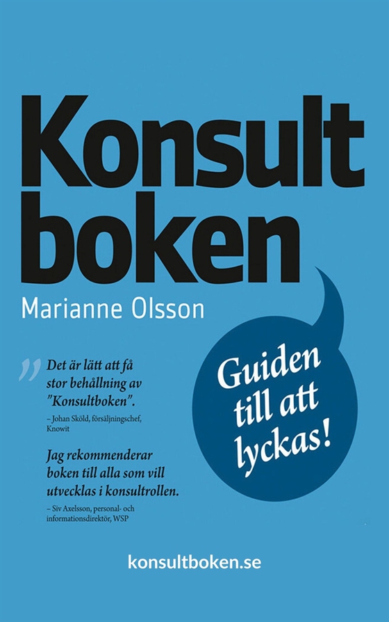 Konsultboken - guiden till att lyckas (ljudbok) av Marianne Olsson