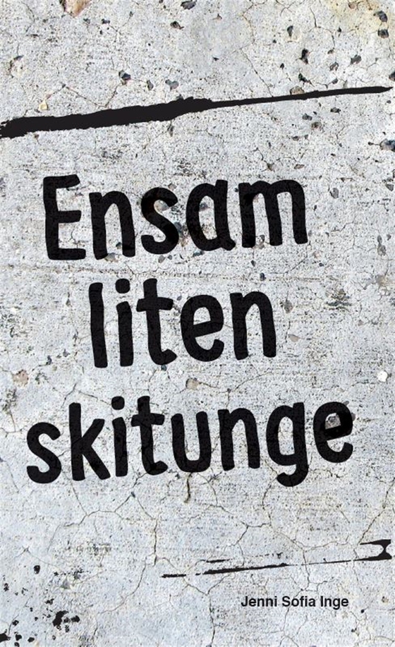 Ensam liten skitunge