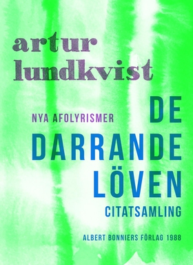 De darrande löven : Nya afolyrismer (e-bok) av 