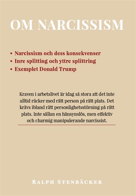 Om narcissism (e-bok) av Ralph Stenbäcker